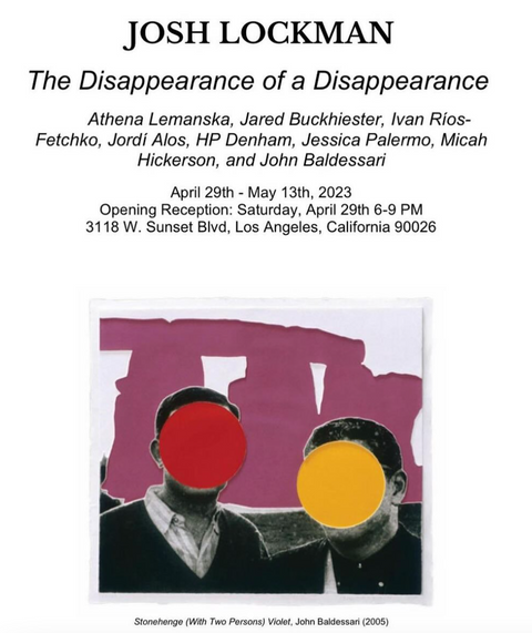 The Disappearance of a Disappearance