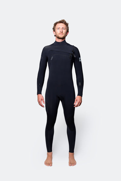 Se×me wetsuits Men's Drylock Hooded Full Wetsuit 4/3mm - Black – Xcel Wetsuits